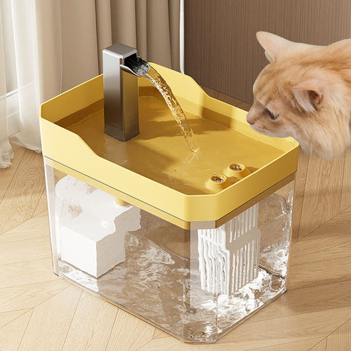 Cat Water Fountain, Automatic Water Dispenser- Healthy Hydration System for Cats